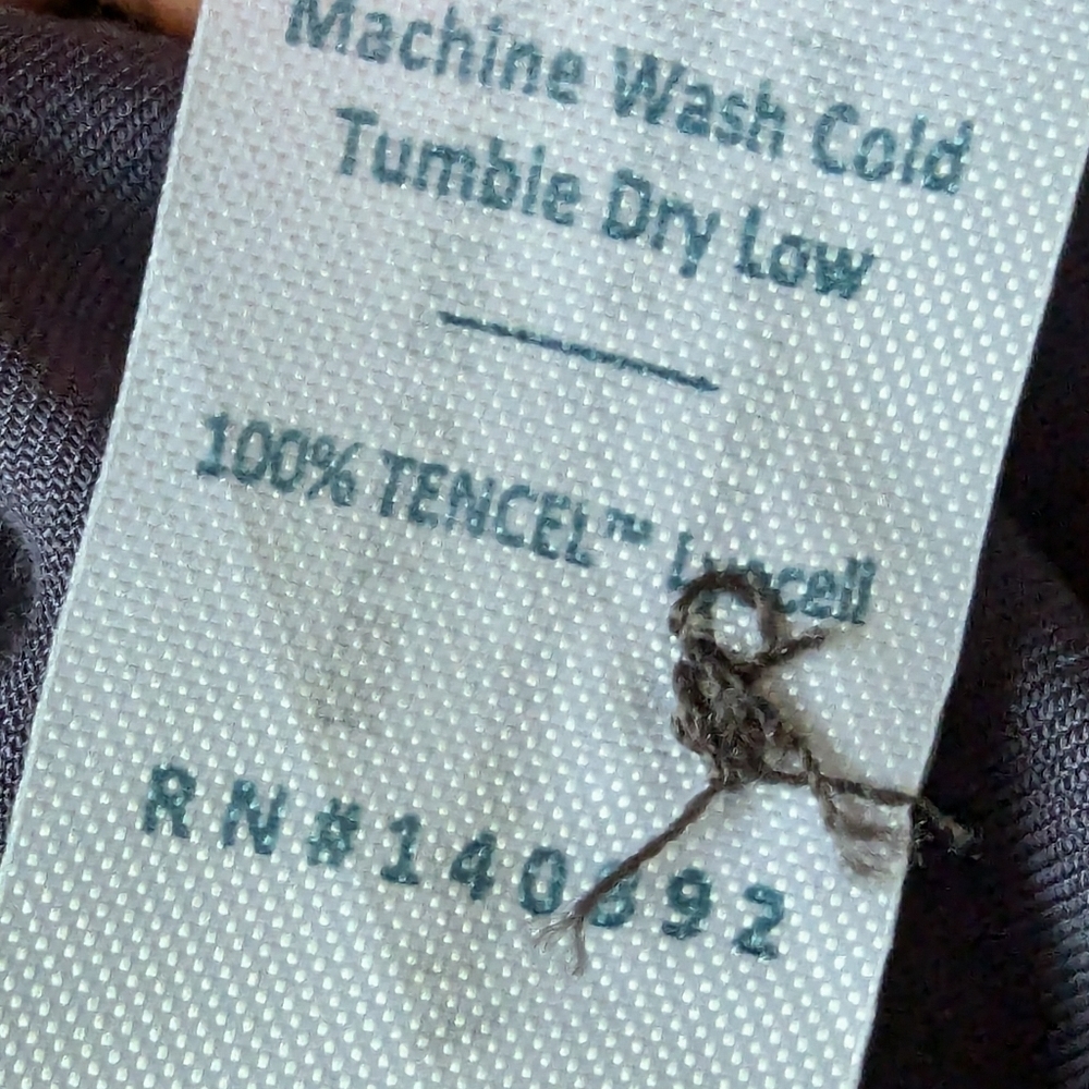 Marine Layer Silky Button Front Ruffled Rory Blou… - image 10